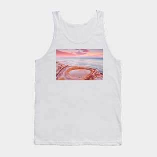 Sunset rockpool reflections Tank Top